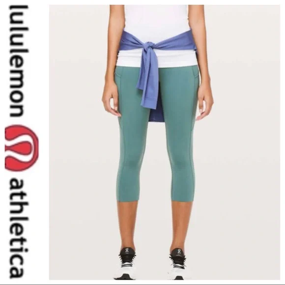 💕SALE💕 Lululemon Fast & Free Crop II *Nulux - Picture 1 of 12